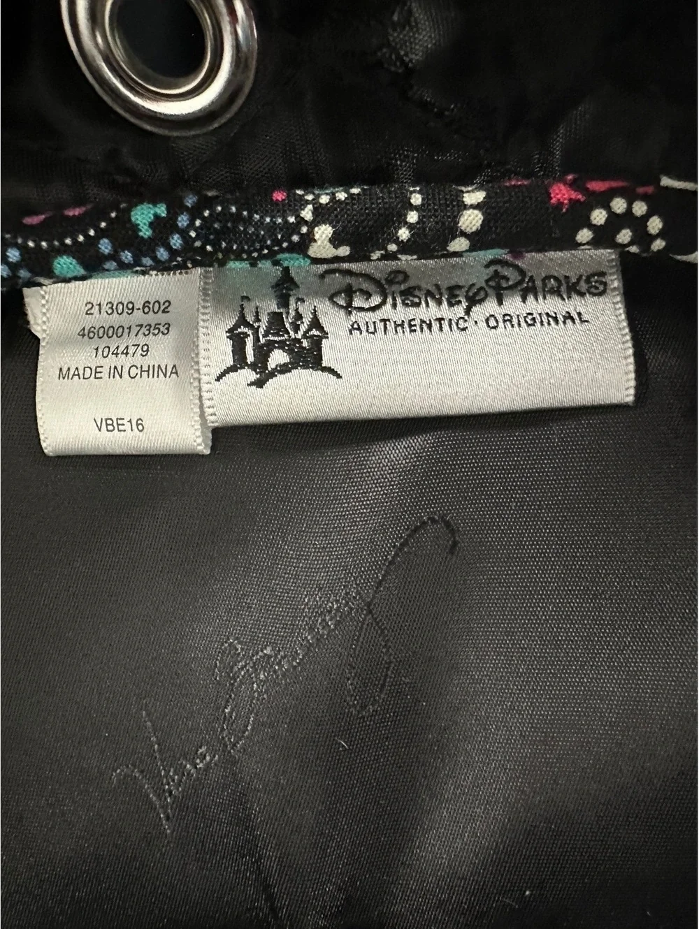 Vera Bradley- Disney Mickey and Minnie Mouse Medallion Patterned Campus Backpack